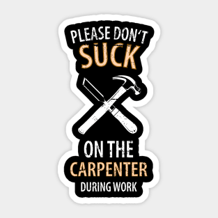 Wood Carpenter Joiner Woodcutter Craftsman Sticker